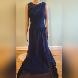 Lauren by Ralph Lauren navy blue evening gown